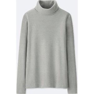 Uniqlo Women’s Heattech Fleece Turtleneck tee sz S